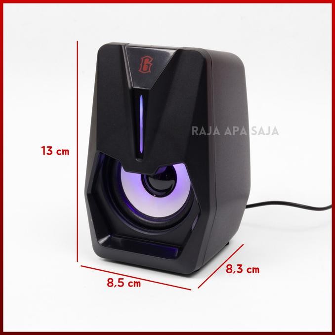 SPEAKER GAMING RGB SPEKER SPIKER SEPEKER FULL BASS KOMPUTER LAPTOP PC
