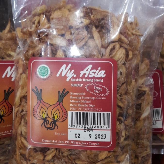 

BAWANG GORENG NY ASIA KEMASAN 60GR ORIGINAL