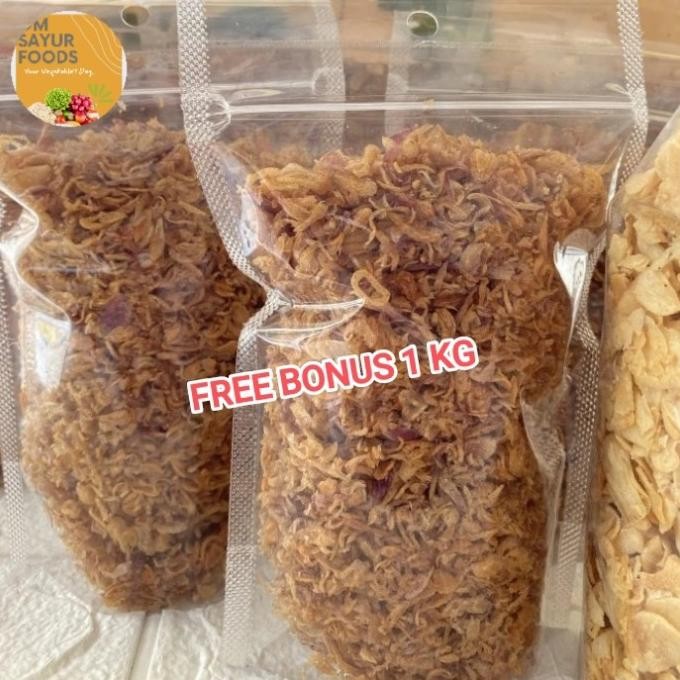 

BAWANG MERAH GORENG ORI || GRATIS BONUS 1 KG ORIGINAL