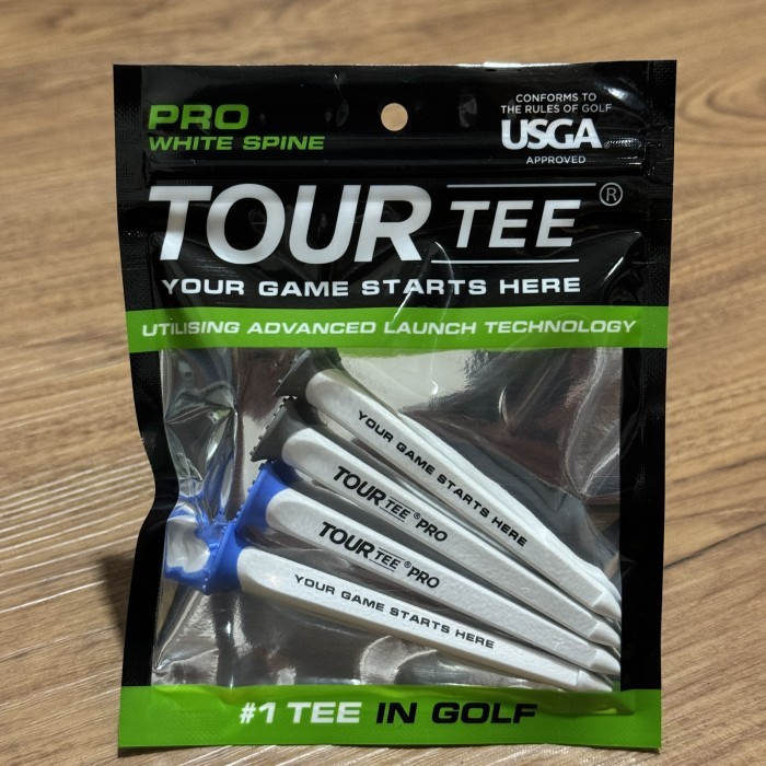 Tour Tee Pro White Spine Pack For Driver Stick Golf