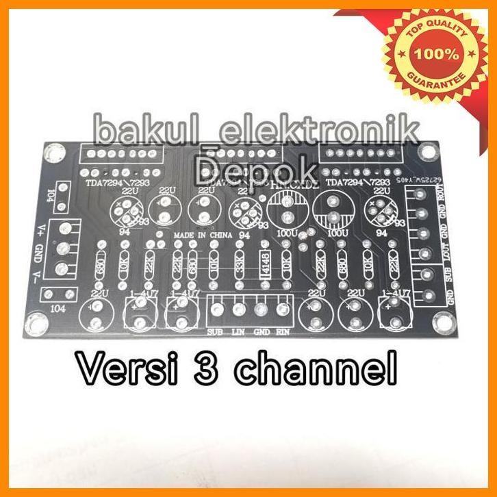 [bak] pcb tda7294 tda7293 3 channel l