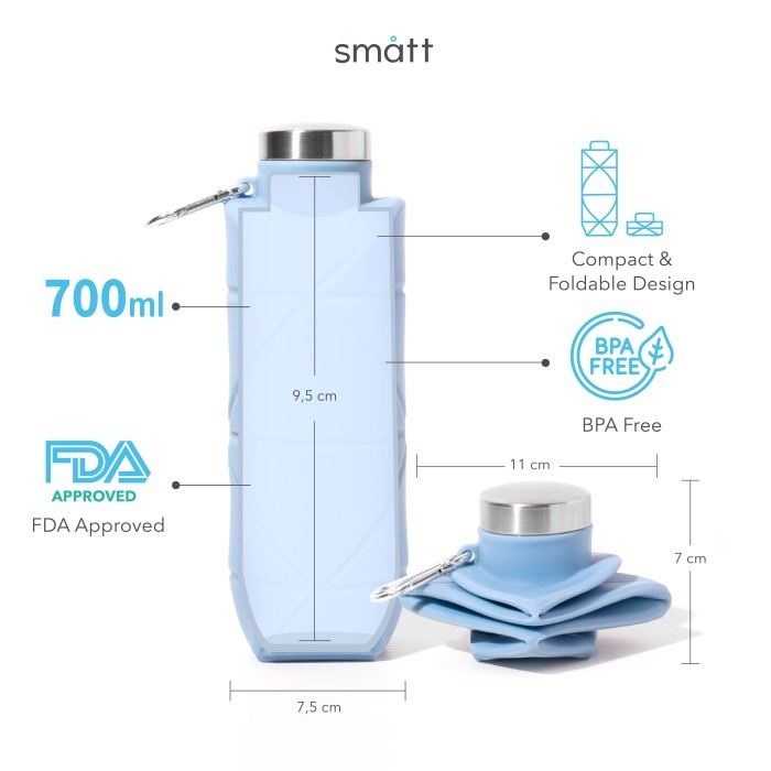 SMATT COUPLE PACKAGE - SMATT ORIGAMI BOTTLE 2PCS
