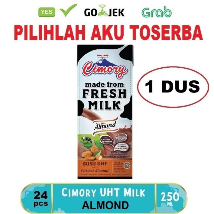 

Susu CIMORY ALMOND 250 ml - (HARGA 1 DUS ISI 24 pcs) Berkualitas