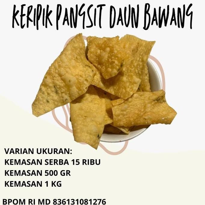 

KERIPIK BAWANG / KERIPIK PANGSIT / KERIPIK ACEH RASA GURIH DAN RENYAH KEMASAN 200 DAN 500 GRAM CEMILAN MAKANAN ORIGINAL