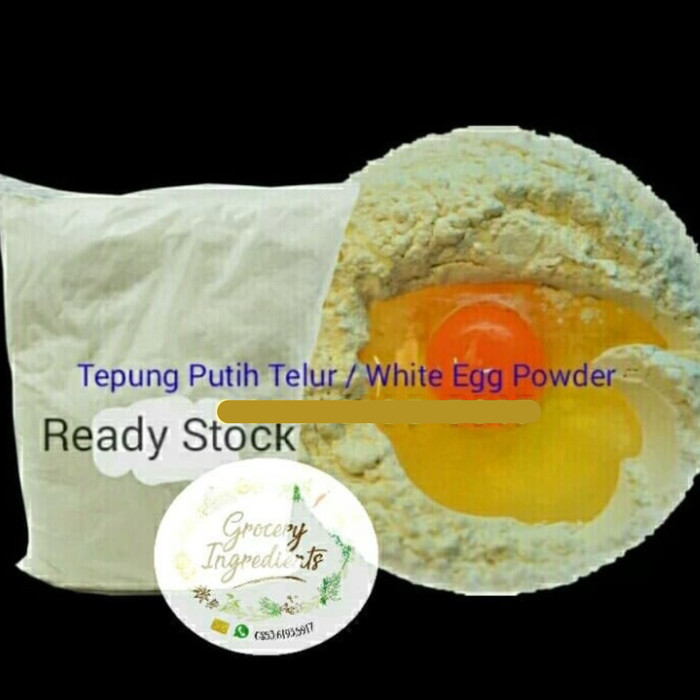 

TEPUNG PUTIH TELUR 500GRAM / EGG WHITE POWDER / TEPUNG TELUR