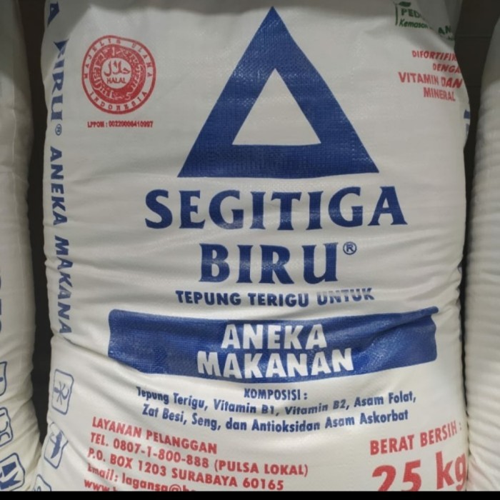 

TERIGU SEGITIGA BIRU 25KG