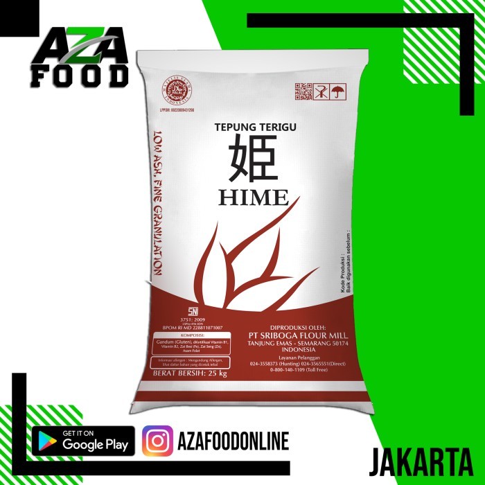 

SRIBOGA TEPUNG TERIGU HIME 25 KG