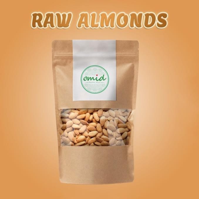 

Almond Raw No Shell | Kacang Almond Kupas Mentah |100% Natural| 500 gr Berkualitas