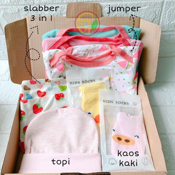 

BABY GIFT SET A FOR GIRL / BABY HAMPERS / BABY GIFT SET / KADO BAYI