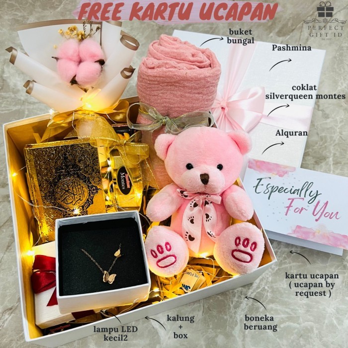 

KADO ULANG TAHUN / KADO ANNIVERSARY/ HAMPERS ULTAH / HAMPERS HIJAB