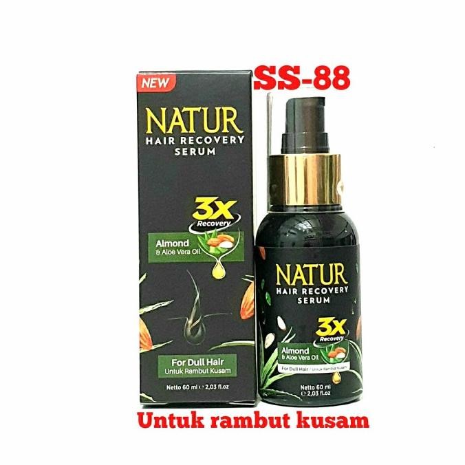 

NATUR HAIR RECOVERY SERUM ~ ALMOND&ALOE VERA OIL (UNTUK RAMBUT KUSAM) Berkualitas