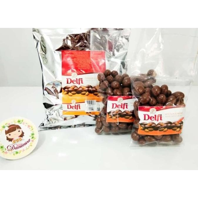 

250gr delfi almond coklat kiloan Berkualitas