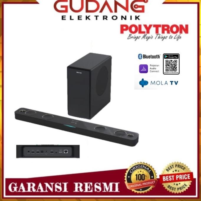 [New] Polytron Home Theater Pht 250 Smart Speaker Soundbar Polytron