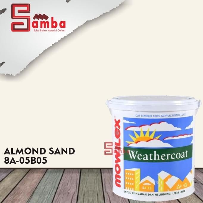 

MOWILEX ALMOND SAND WEATHERCOAT 2,5 LTR TINTING/CAT TEMBOK EXTERIOR Berkualitas