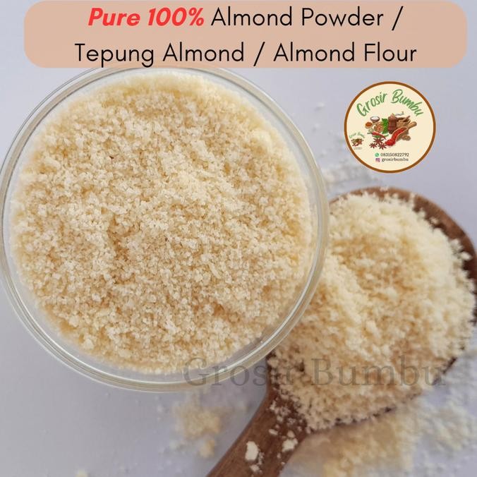 

READY Pure 100% Almond Powder 1kg / Tepung Almond / Almond Flour Berkualitas