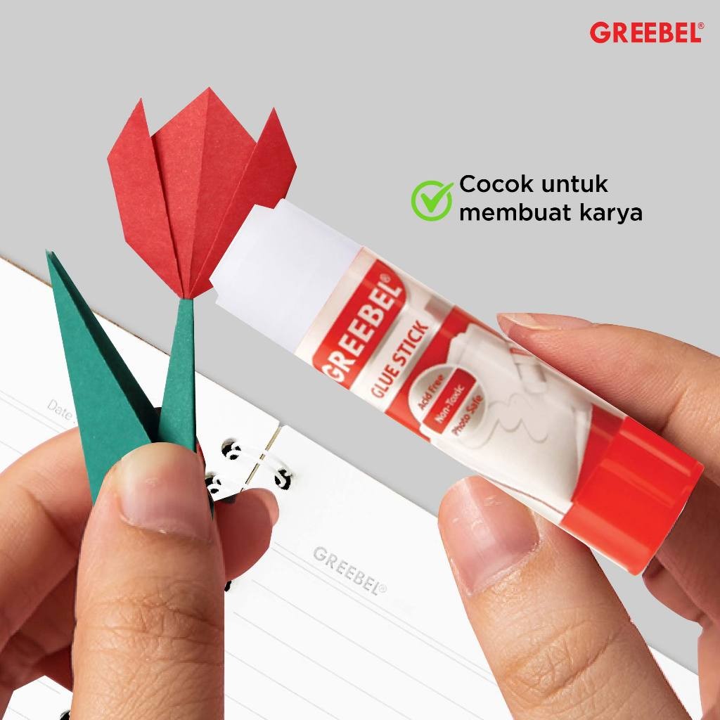 

GREEBEL GLUE STICK/ LEM KERTAS / GLUE STICK GREEBEL 15G (12PC/BOX)