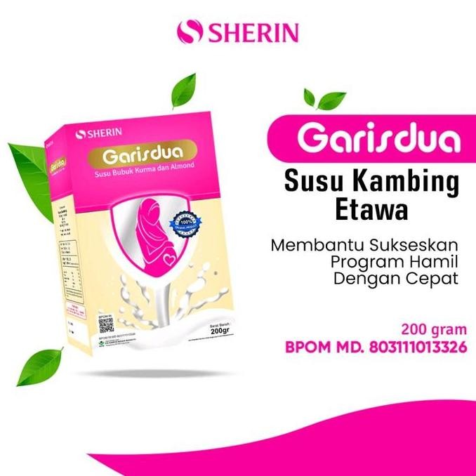 

Susu Promil Garis Dua Wanita Sherin Plus Kurma Muda dan Almond 200g - Untuk Membantu Program Hamil Berkualitas