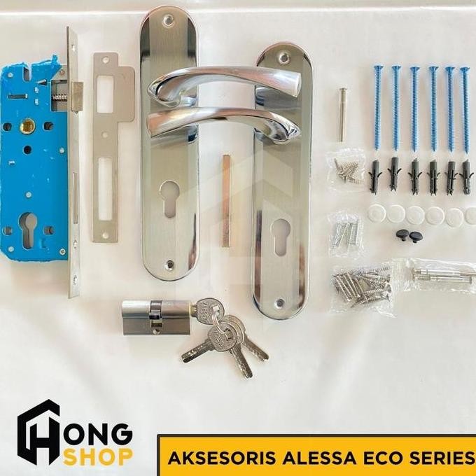 Best Pintu Utama / Pintu Kamar Tidur Baja Alessa Eco Series - Eco18