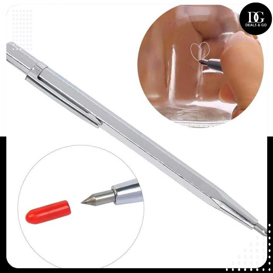 

DEALS GO KNIFEZER Pena Ukir Metal Scriber Tungsten Carbide Tip