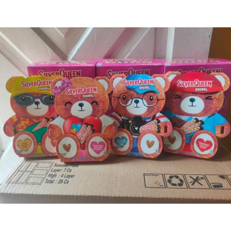 

GC27 Silverqueen Bear Valentine Chunky Cashew Special Edition 1 pack Hemat