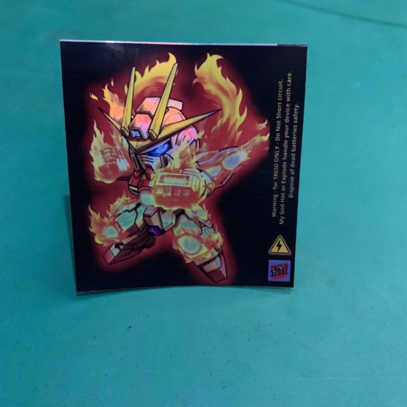 

Terlaris Famstore Pelindung Baterai Stiker Wrap Hologram 18650 Gundam Series Tebal Dan Anti Gores Garskin Custom Case Laminasi COD
