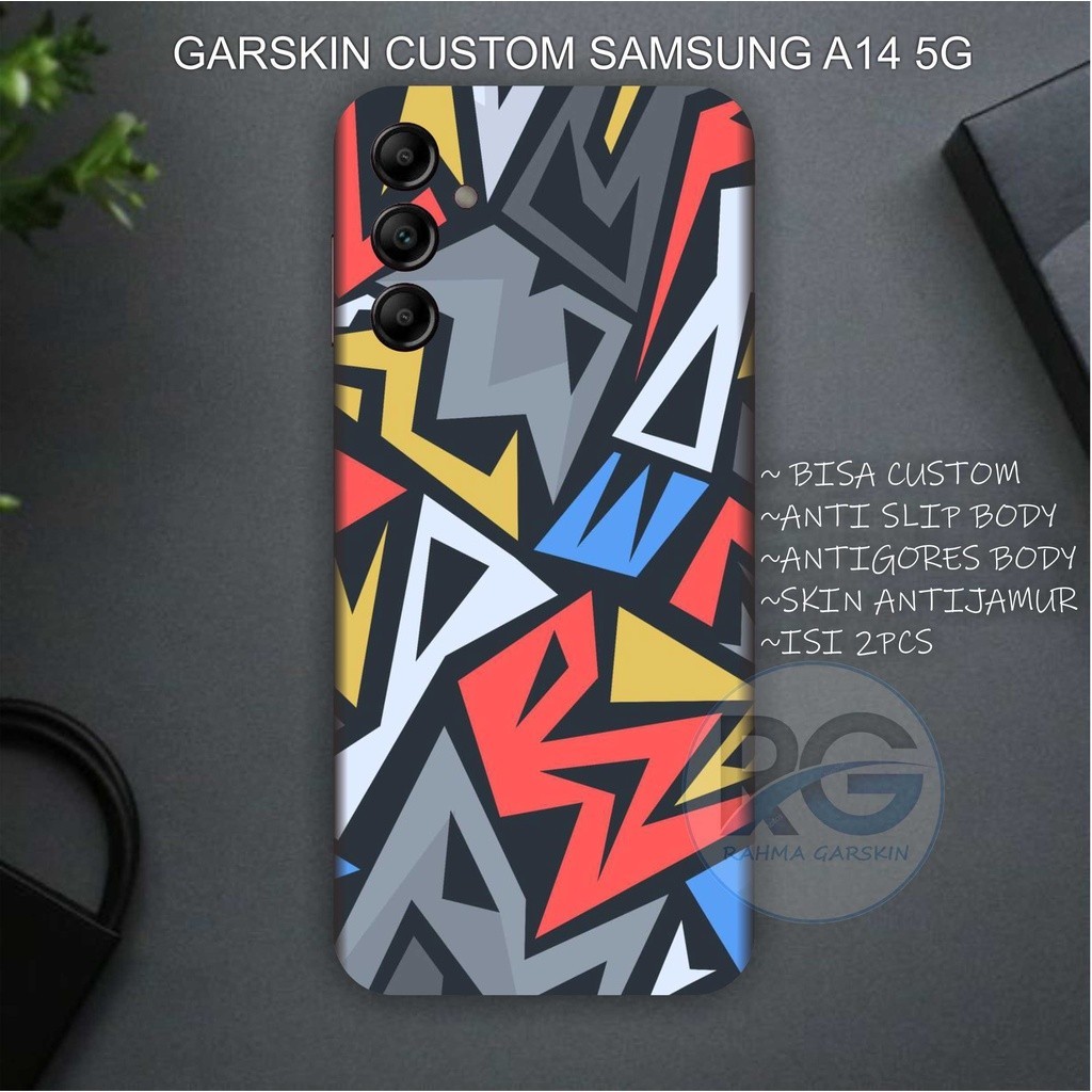 

Terlaris Antigores Samsung A14 5g Paint Garskin Stiker Custom Case Laminasi Tebal COD