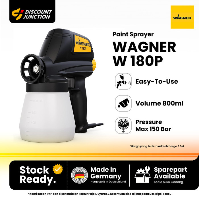 Spray Gun Nastar Chocolate Wagner W180P Germany New Ready Grosir