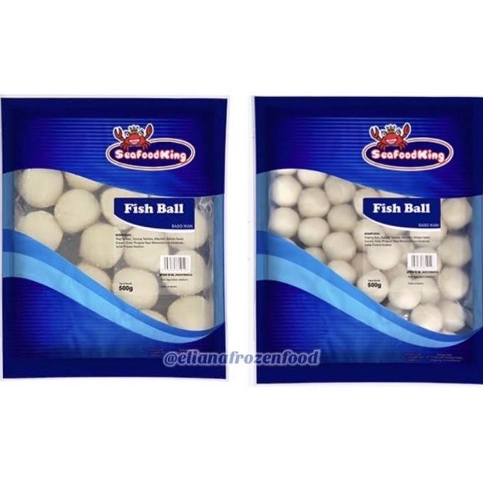 

New Seafoodking Fish Ball Big 500 Gr / Bakso Ikan Besar