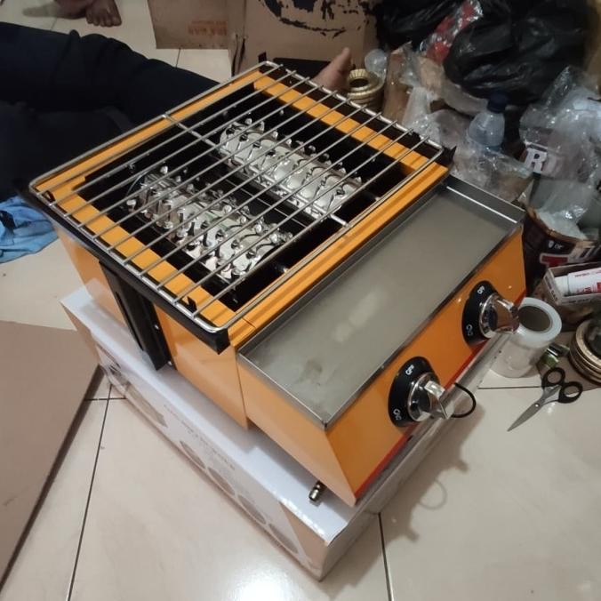 

New Bakaran Sosis/Bakso Bakar 2 Tungku