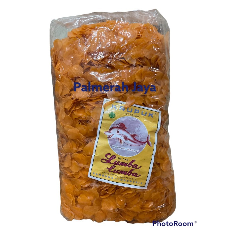 

Krupuk merk lumba2 berat 5kg