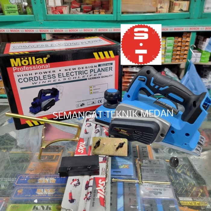 CEP20600-U CORDLESS MESIN SERUT KETAM PLANNER PLANER KAYU UNIT MOLLAR