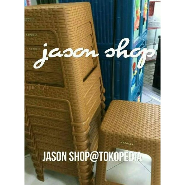 

New Bangku Bakso Napolly Rotan/Kursi Bakso Napolly Model Rotan/Anyam