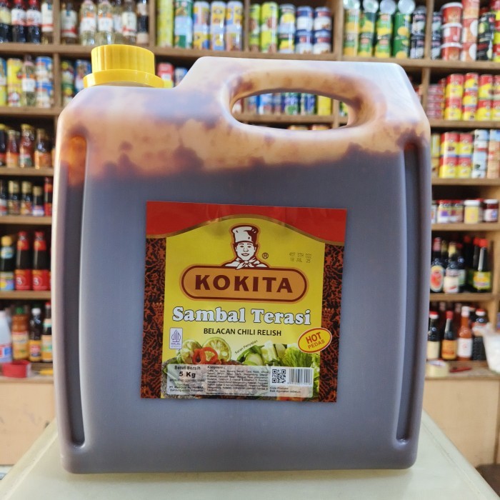 

Kokita Sambal Terasi Belacan Chili Relish Hot Pedas 5Kg
