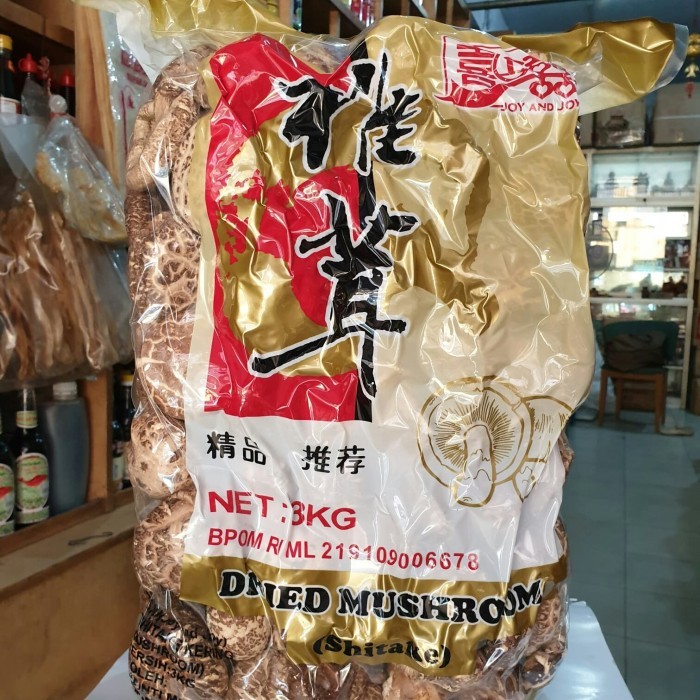 

Joy & Joy Jamur Hioko Kering/ Dried Shitake Mushroom Uk. 5-7 3Kg