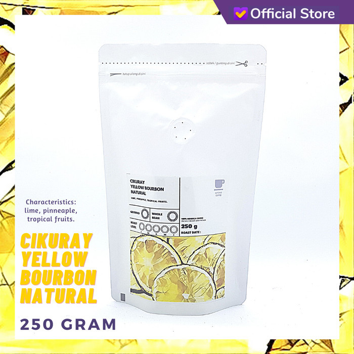 

Cikuray Yellow Bourbon Natural 250 Gram Arabica Coffee Sutoyo Coffee