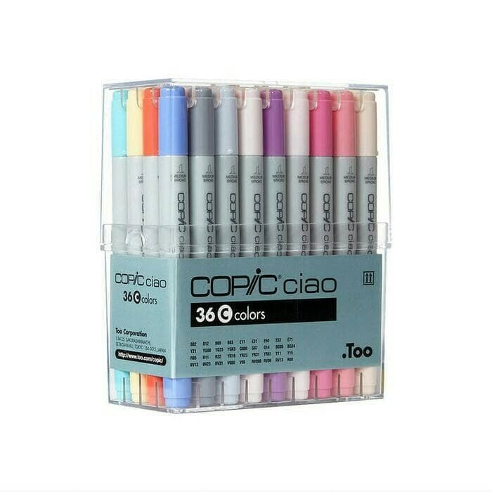 

COPIC CIAO MARKER SET C 36 COLOURS