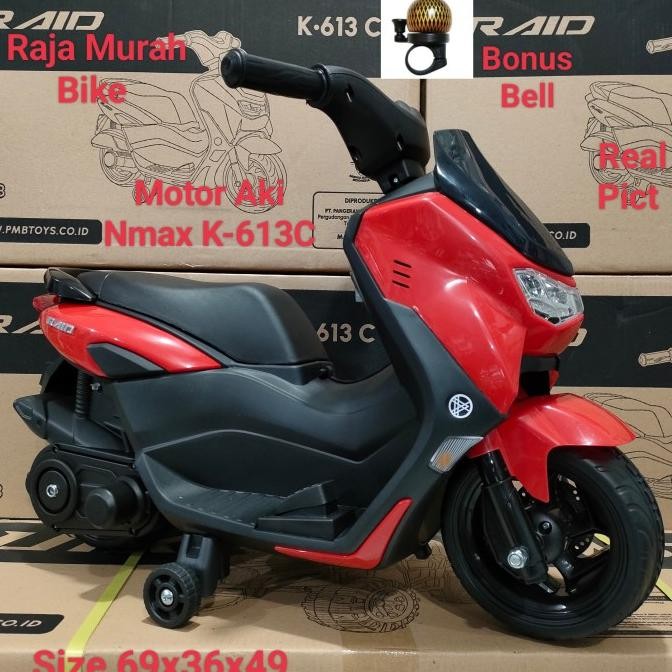 Motor Aki Nmax Raid K-613C Mainan Anak Motoran Aki Nmax Motor Aki Nmax