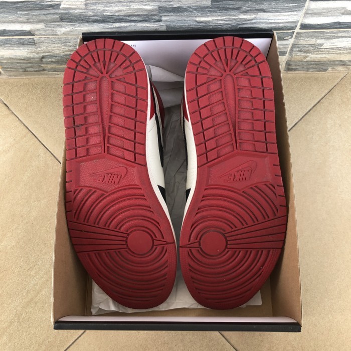 Terlaris Nike Air Jordan 1 / Aj 1 High Bred Toe Size Us 9,5 / 43 Original Best Seller