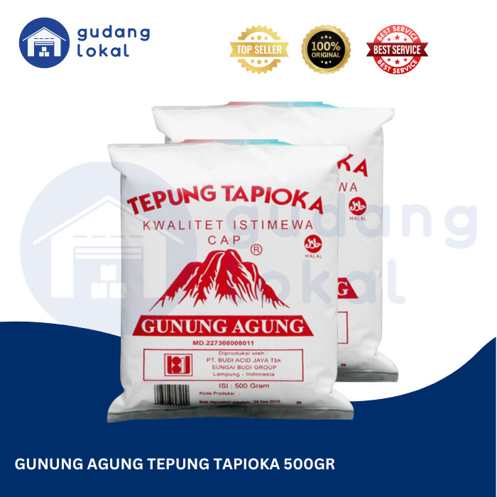 

Sagu Gunung Agung Tepung Tapioka 500gr