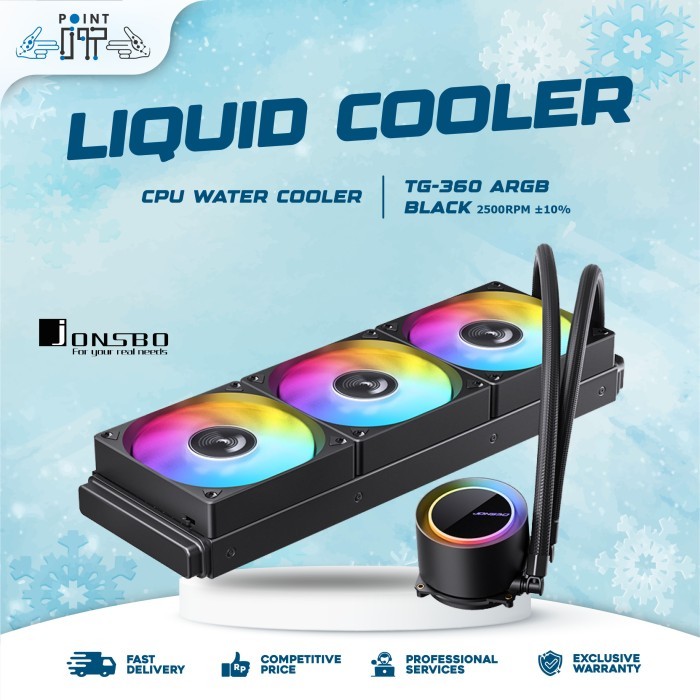 LIQUID COOLER JONSBO TG 360 / TG360 ARGB HSF AIO WATER COOLING PC GAMING