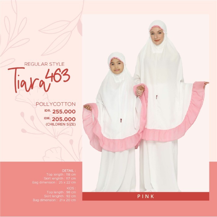 TATUIS MUKENA TIARA 463 DEWASA