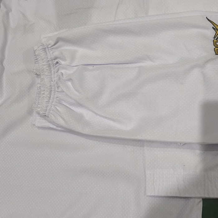 Diskon... Dobok Seragam Taekwondo Kerah Hitam Diamond Bow Senior Baju Fighter