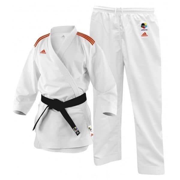 Cuci Gudang.. Baju Seragam Pakaian Karate Gi Adidas Adizero Red Stripe