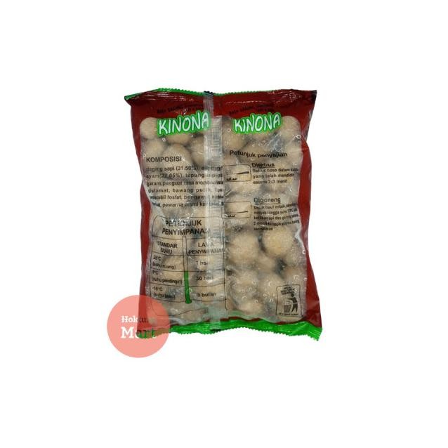 

New Kinona Bakso Sapi Asli Isi 50 Butir / Baso Sapi Halal