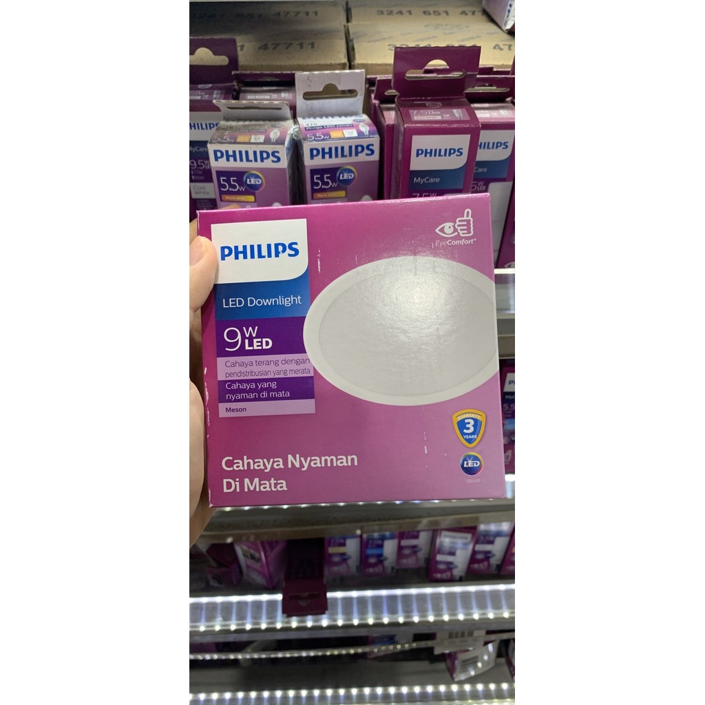 HARGA DISC - Downlight LED MESON PHILIPS 9 Watt 59449 (Bulat)