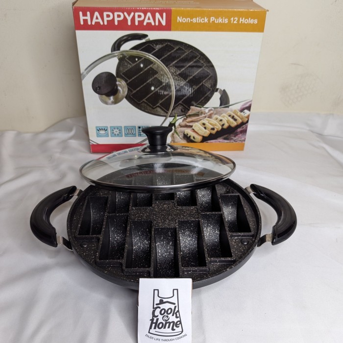 

TERMURAH HAPPYPAN PUKIS 12LUBANG MARBLE (HANDLE+TUTUP KACA)