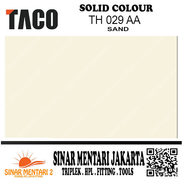 TACO HPL SOLID COLOUR TH 029 AA SAND