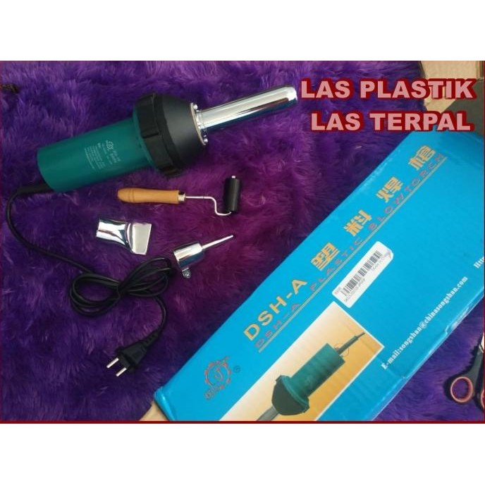DSH TORCH 1080W WELDING GUN WELDER LAS PLASTIK TERPAL GEO MEMBRAN HDPE ORIGINAL DAN TERPERCAYA