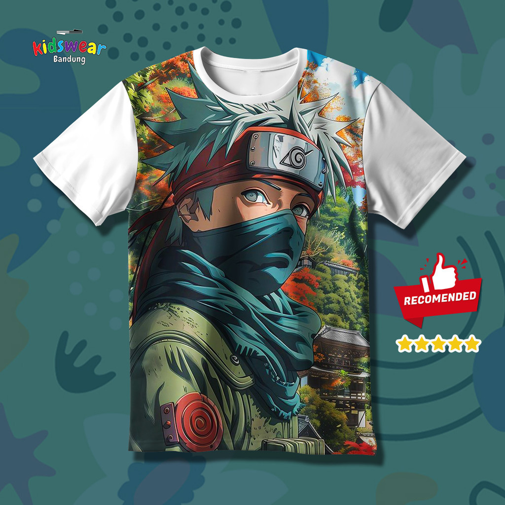 Kaos Anak ANIME BORUTO Baju Anak ANIME BORUTO 3D Printing Untuk Umur 1-12 Tahun G2