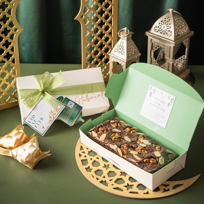

Mixed Nut Brownies Idul Fitri Eid Parcel Lebaran Hampers Gift